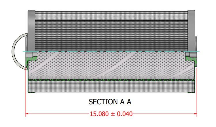 Hydrafil Replacement Filter Element for Cummins 104926