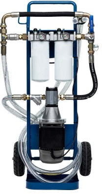 Filter Cart - Hydraulic Oil Filtration System - Standard MNPT Connection (other connectors available)
