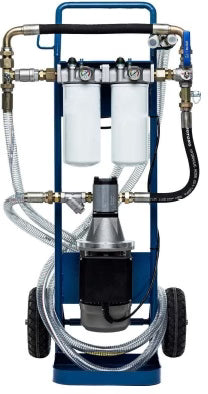 Hydrafil 10GPM Filter Cart FC-10-12-W-BK-10MB