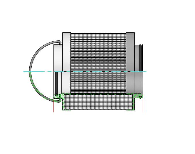 Hydrafil Replacement Filter Element for Pall HC7504FKP4H