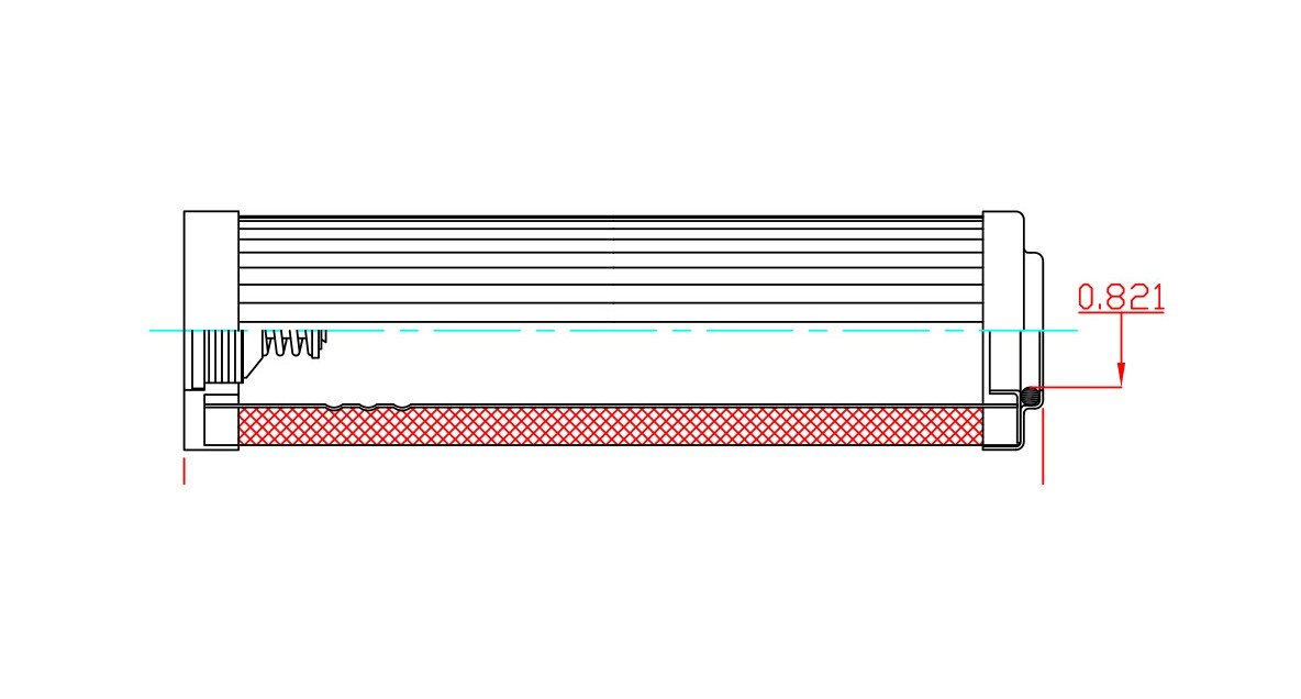Hydrafil Replacement Filter Element for Main Filter MF0593707