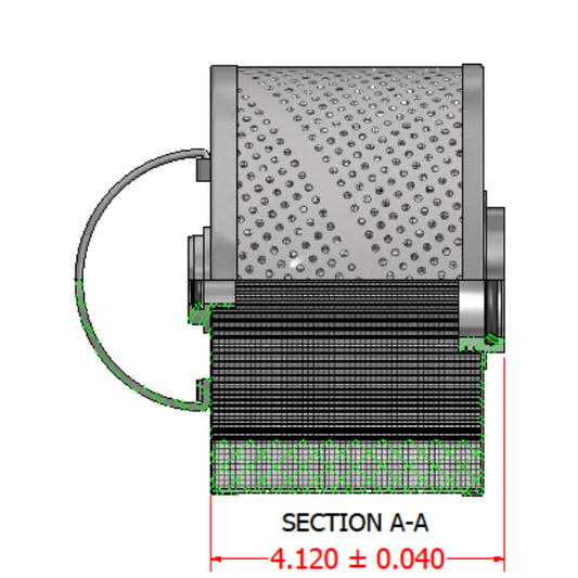 Hydrafil Replacement Filter Element for Triple R E100