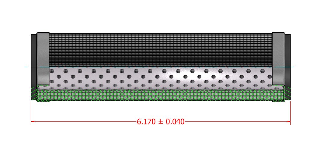 Hydrafil Replacement Filter Element for Stauff RL008L10B