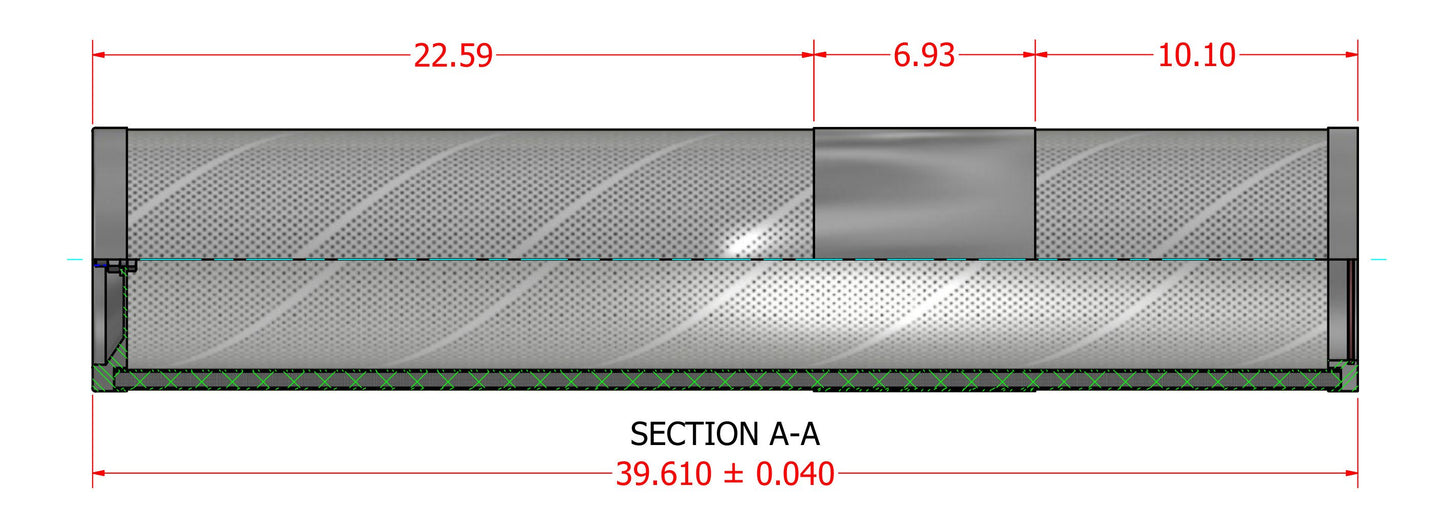 Hydrafil Replacement Filter Element for Indufil MDR-Z-2513-API-CC25V