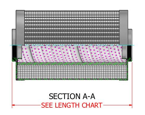 Hydrafil Replacement Filter Element for Fleetguard HF6212